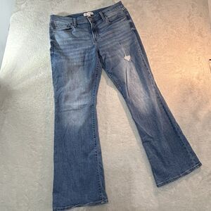 Lucky Brand  Jeans Womens Size 14 Blue Sweet Mid Rise Bootcut Stretch Dark Wash